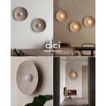 Đèn treo tròn tường 𝐧𝐨̣̂𝐢 𝐭𝐡𝐚̂́𝐭 𝐂𝐢𝐜𝐢 trang trí phong cách tối giản Nhật Bản