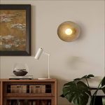 Đèn treo tròn tường 𝐧𝐨̣̂𝐢 𝐭𝐡𝐚̂́𝐭 𝐂𝐢𝐜𝐢 trang trí phong cách tối giản Nhật Bản